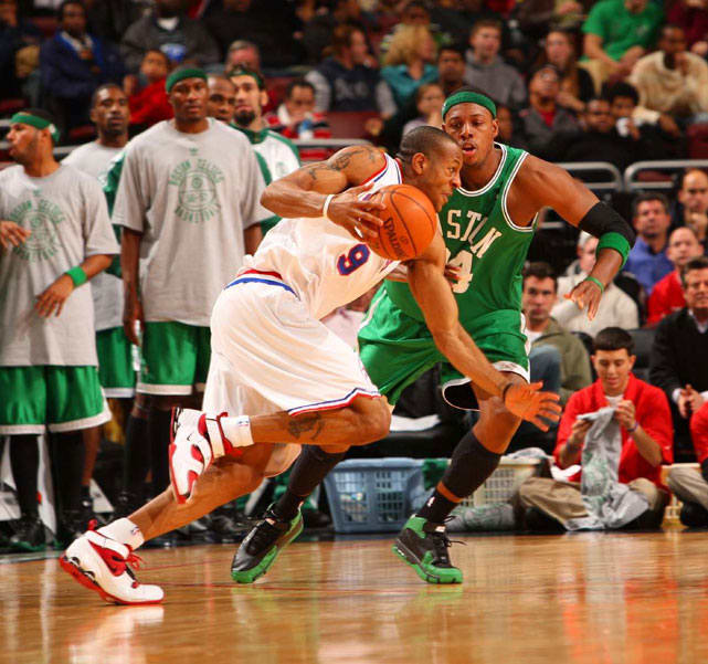 Andre Iguodala and Paul Pierce 